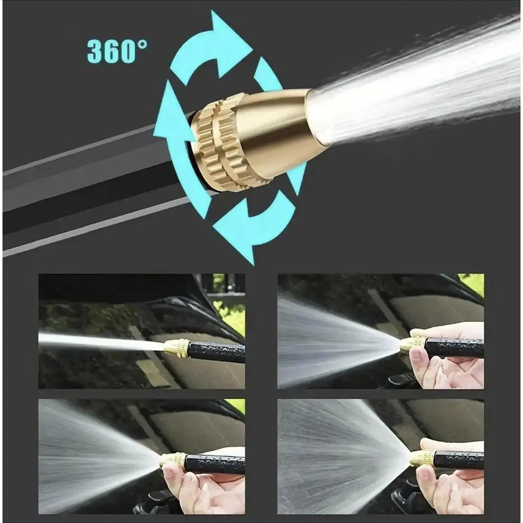 Portable High-Pressure Water Sprayer with Adjustable Nozzle for Garden, Car Washing, and Pet Cleaning