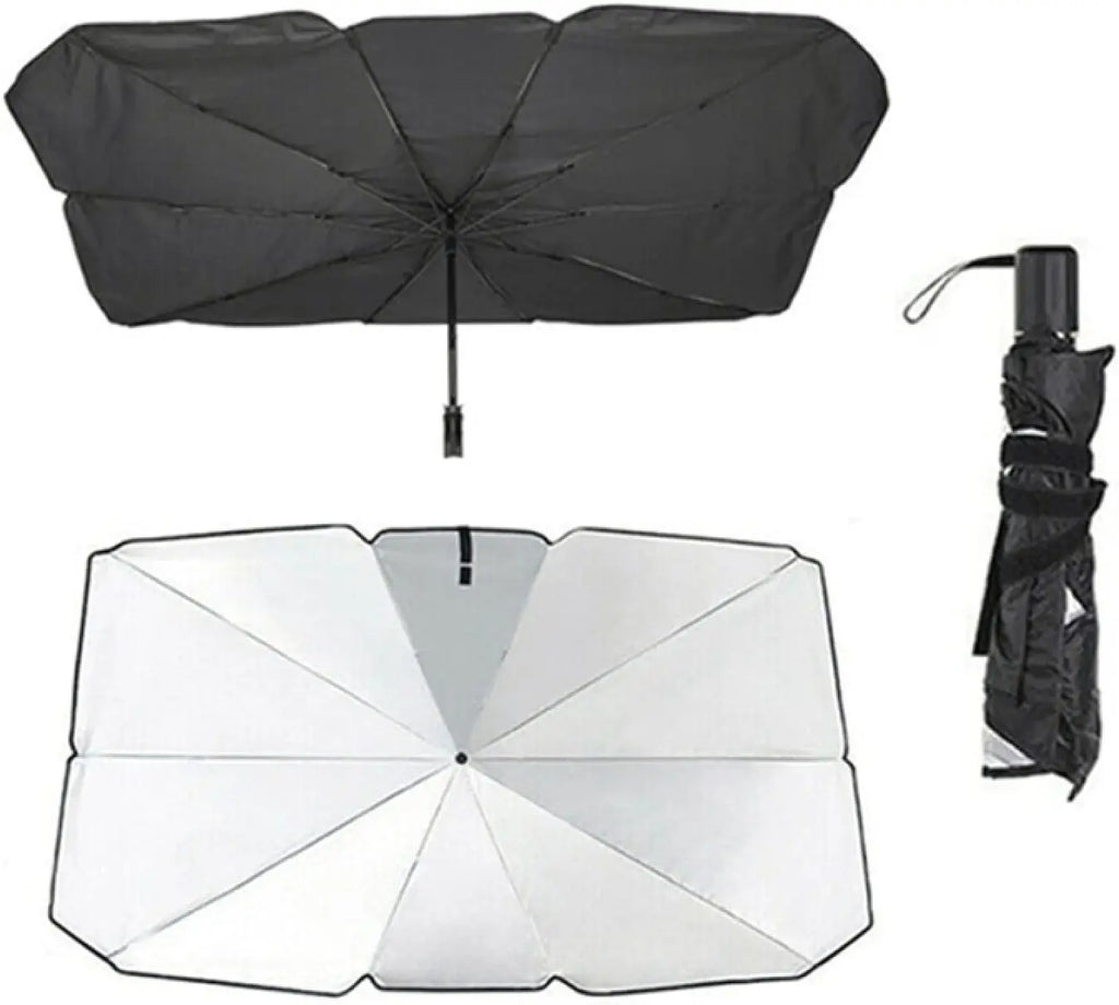 SunShield™ Parasol Premium Tipo Paraguas para Coche