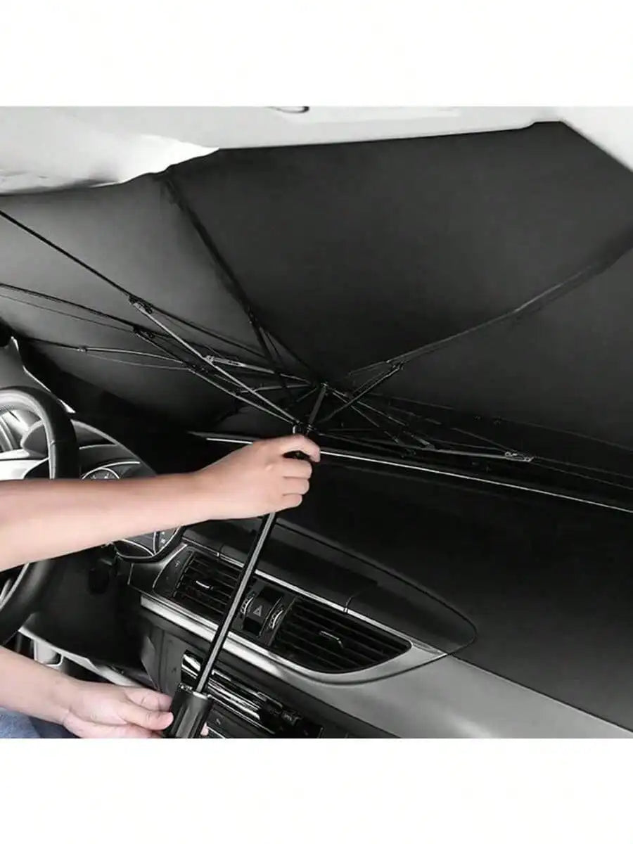 SunShield™ Parasol Premium Tipo Paraguas para Coche