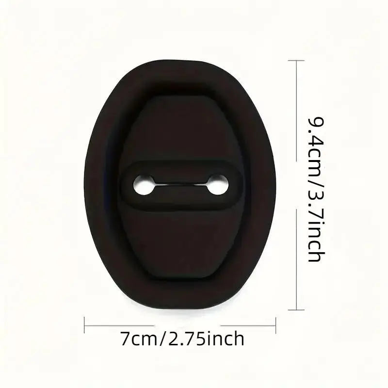 4 Pack Car Silicone Door Lock Protectors, Car Door Lock Guards, Car Accessories, Door Lock Protectors