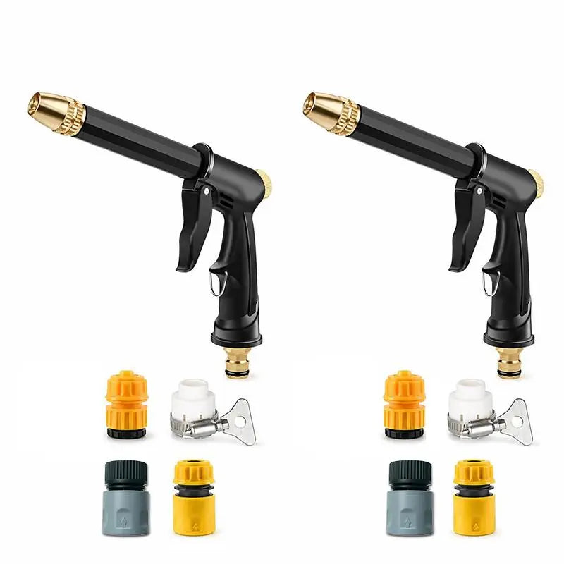 Portable High-Pressure Water Sprayer with Adjustable Nozzle for Garden, Car Washing, and Pet Cleaning