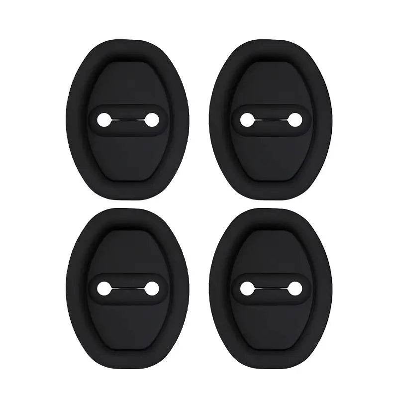 4 Pack Car Silicone Door Lock Protectors, Car Door Lock Guards, Car Accessories, Door Lock Protectors
